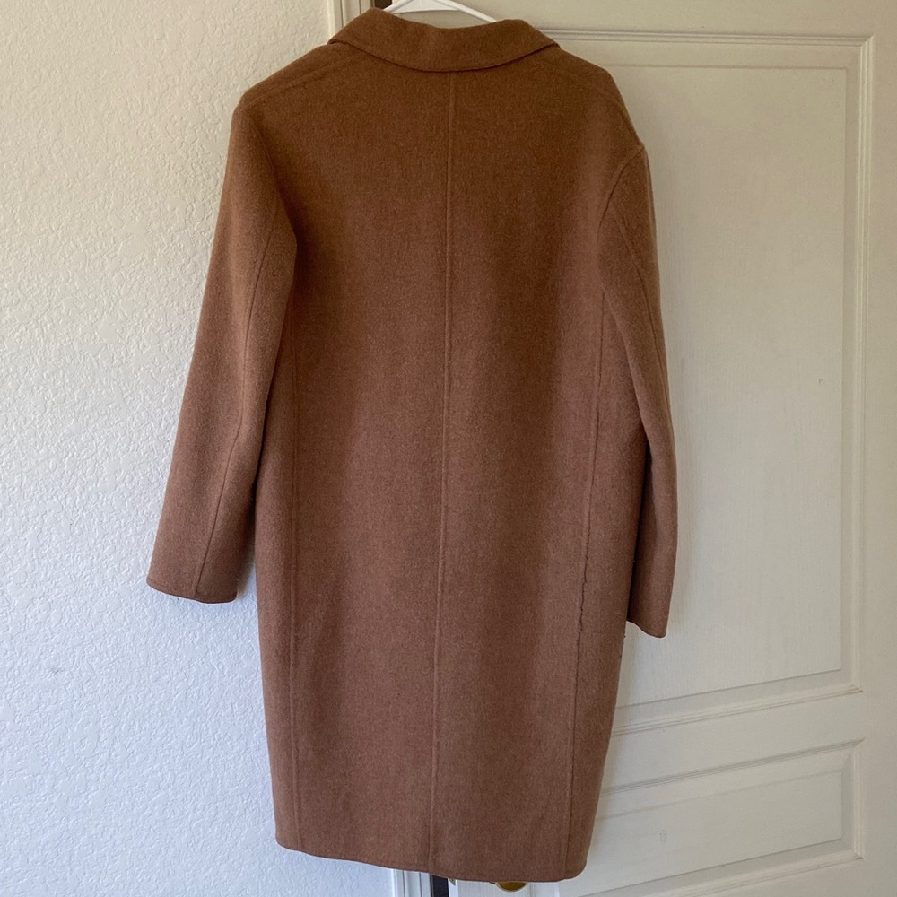 Uniqlo Women's Brown Pea Coat - Picture 4 of 4